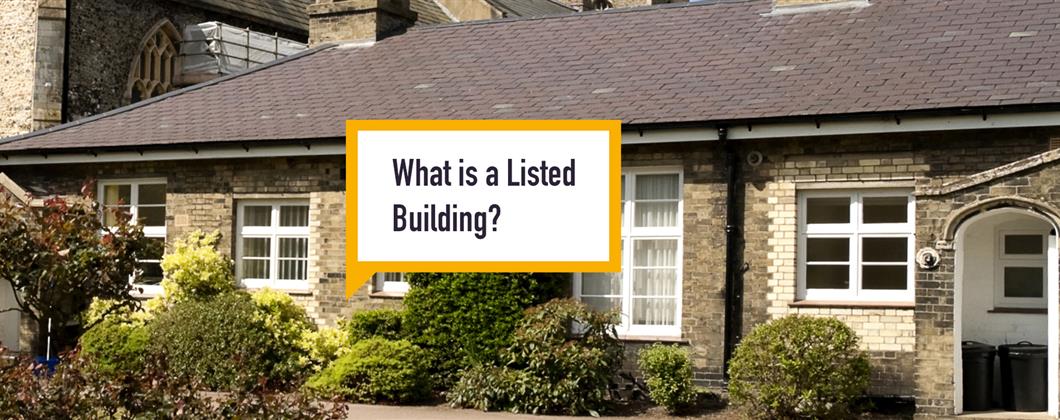 What Is A Listed Buidling Speech Bubble Banner