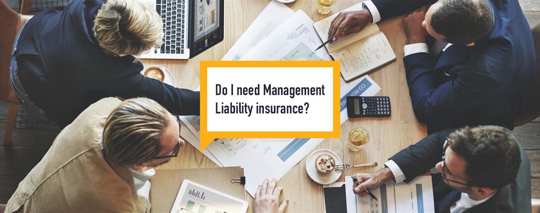 Do I Need Management Liability Insurance Speech Bubble Banner